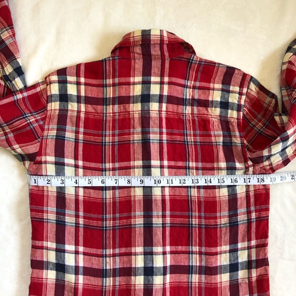 Men’s LAUREN Ralph Lauren Linen Plaid Shirt - S - Picture 7 of 8